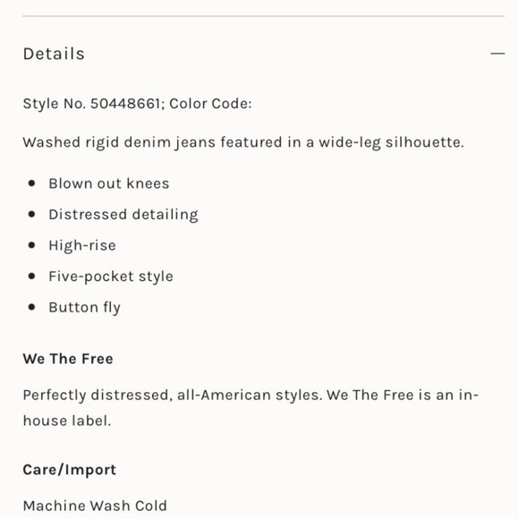 Free People WideLeg Jeans - Picture 4 of 11